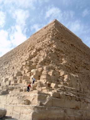 Den anden største pyramid - Chephrens pyramid