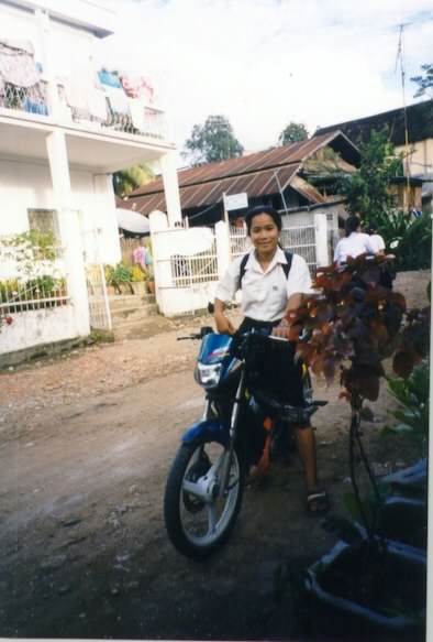 Tanoy on scooter