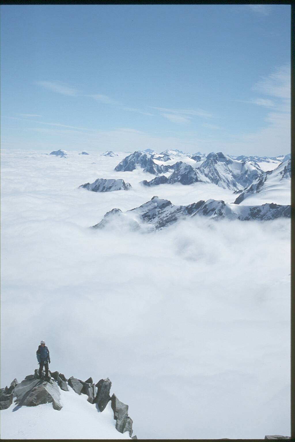 Above the clouds at Mt Cook - photo competition winner!