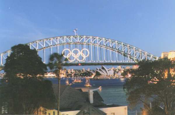 Sydney Harbour Bridge at sunset