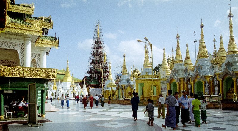 Burma - Temples at Schwedagon