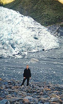Me at the Franz Josef glacier