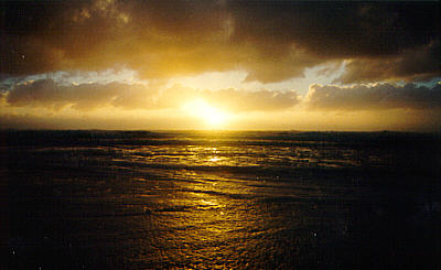 Sunrise on the East Coast of New Zealand!