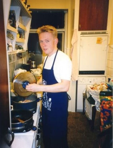 Kenneth in kitchen